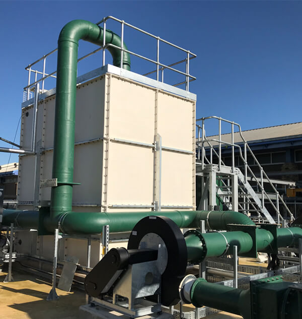 Swindon bio-trickling filter